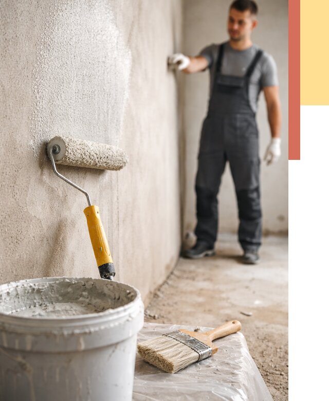 Нанесение бетоноконтакта на стены в Усолье-Сибирском от 4334 руб. быстро и недорого | ОТДЕЛОЧНИК-Сль