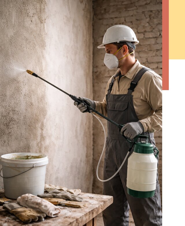 Антисептическая обработка стен в Усолье-Сибирском от 1238 руб. — быстро и недорого | ОТДЕЛОЧНИК-Сль