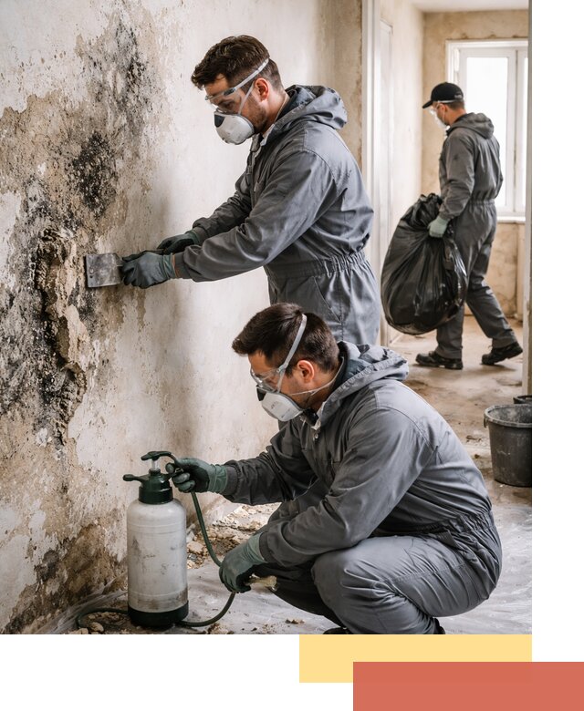 Удаление плесени со стен профессионально в Усолье-Сибирском