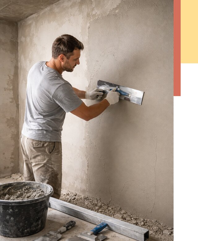 Штукатурка стен без маяков в Усолье-Сибирском от 7430 руб/м2 — услуги и цена | ОТДЕЛОЧНИК-Сль