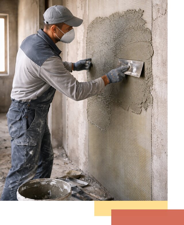 Штукатурка стен по сетке в Усолье-Сибирском под ключ качественно и быстро