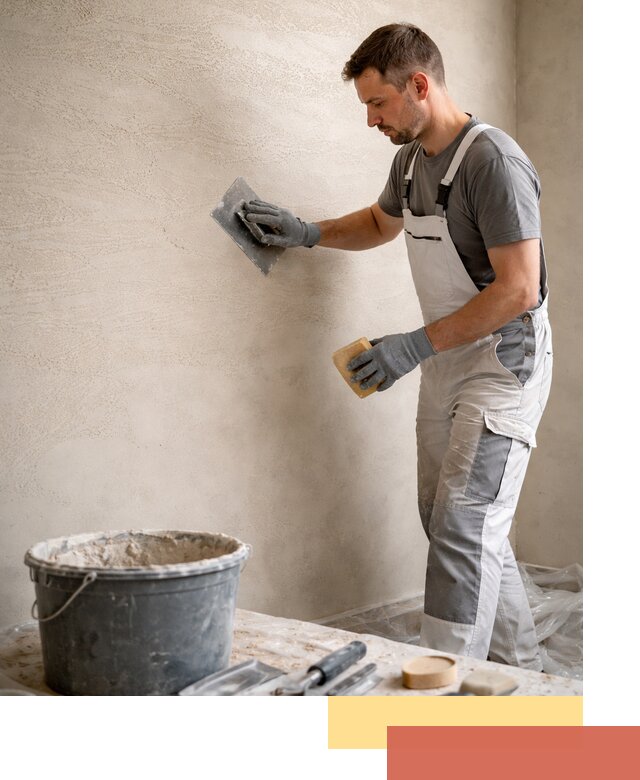 Декоративная штукатурка травертин в Усолье-Сибирском для стен и потолков