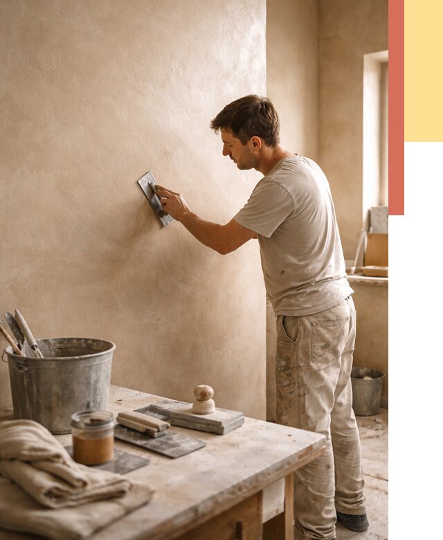 Марокканская штукатурка таделакт в Усолье-Сибирском под ключ от 4334 руб. | ОТДЕЛОЧНИК-Сль