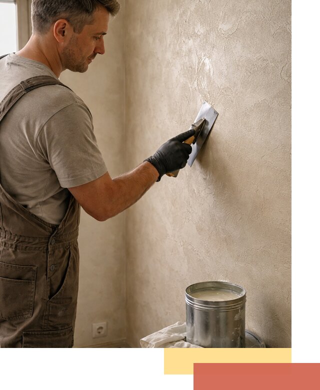 Нанесение воска на штукатурку в Усолье-Сибирском для защиты и блеска