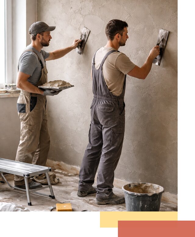 Ремонт декоративной штукатурки и восстановление фактуры в Усолье-Сибирском