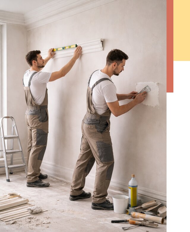 Монтаж лепнины на стены в Усолье-Сибирском от 4644 руб. — недорого, быстро | ОТДЕЛОЧНИК-Сль