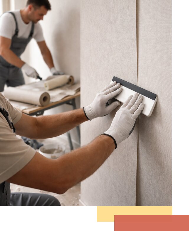 Поклейка обоев под покраску в Усолье-Сибирском профессионально и быстро