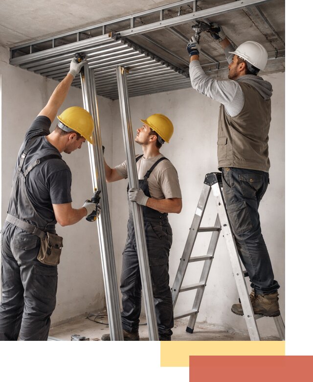 Монтаж реечного потолка под ключ в Усолье-Сибирском