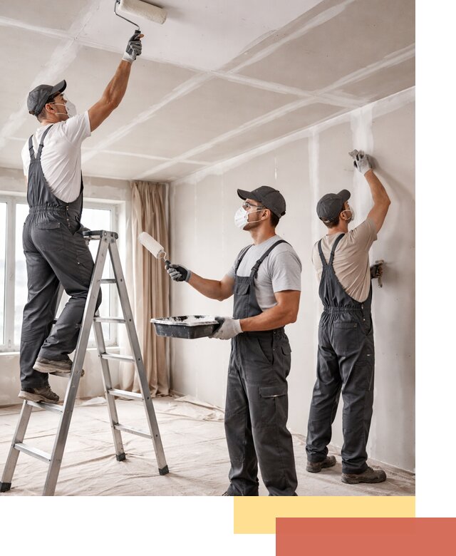 Покраска потолка из гипсокартона в Усолье-Сибирском качественно и недорого