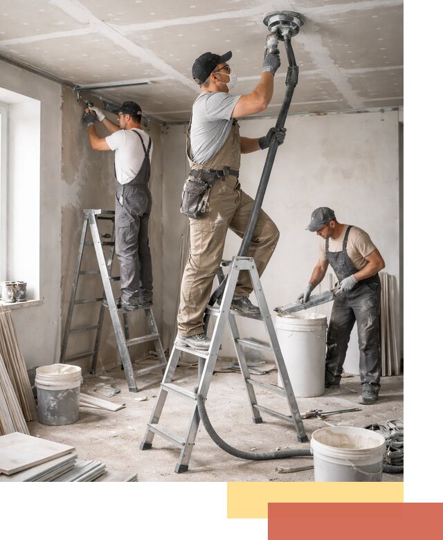 Ремонт потолка из гипсокартона в Усолье-Сибирском: быстрый и качественный монтаж