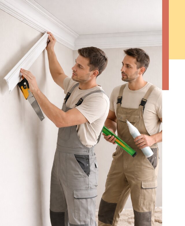 Монтаж потолочного плинтуса в Усолье-Сибирском от 2374 руб. — быстро и недорого | ОТДЕЛОЧНИК-Сль