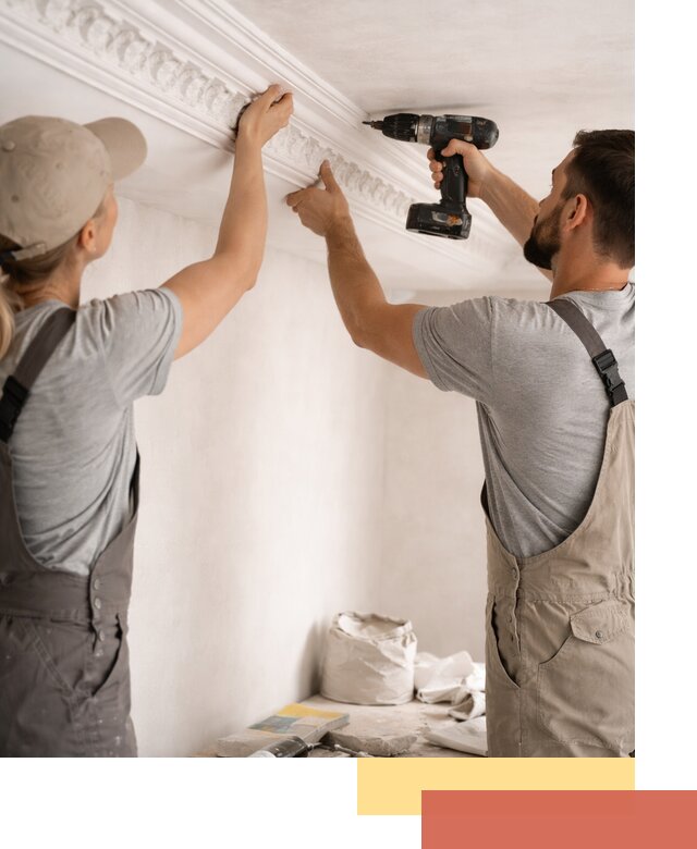 Профессиональный монтаж лепнины на потолок в Усолье-Сибирском