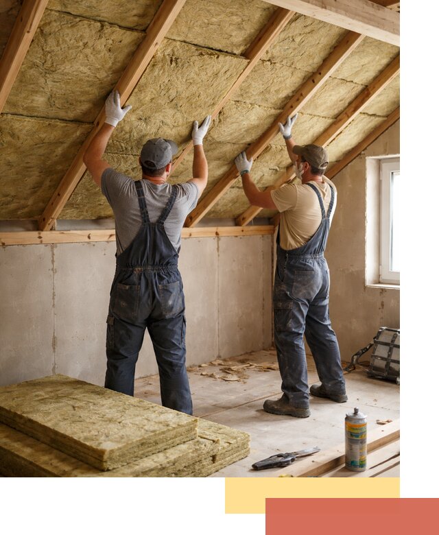 Утепление потолка минеральной ватой в Усолье-Сибирском